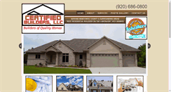 Desktop Screenshot of certifiedbuildersllc.com